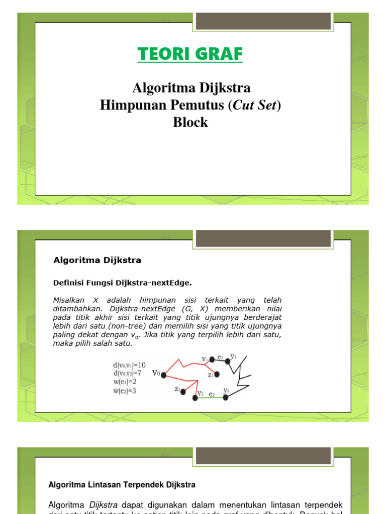 Algoritma Dijkstra | PDF | Metode & Bahan Ajar | Sains & Matematika