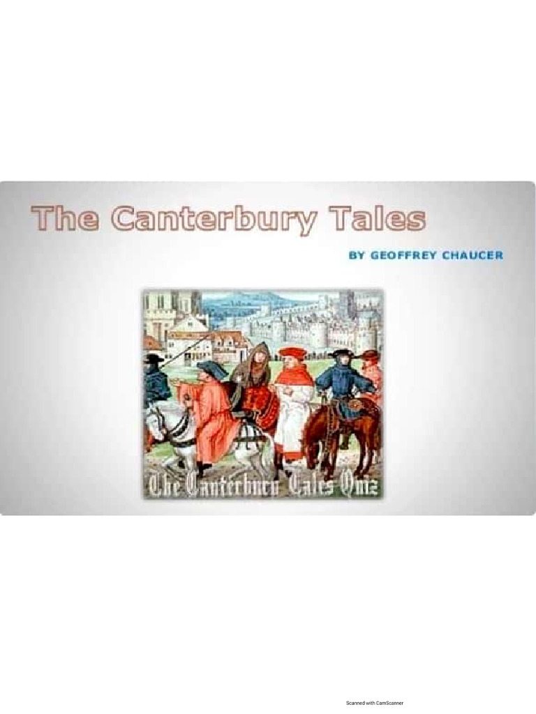 Canterbury Tales | PDF