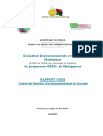 CGES REDD MEDD Madagascar