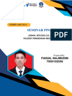 Jurnal Refleksi_faisal Najmudin_filosofi Pendidikan Indonesia.