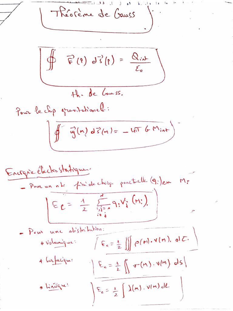 Theoreme De Gauss Pdf