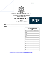 P.7 ENGLISH MOCK EXAM SET 1 (ecolebooks.com)