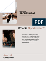 Sportswear Ppt