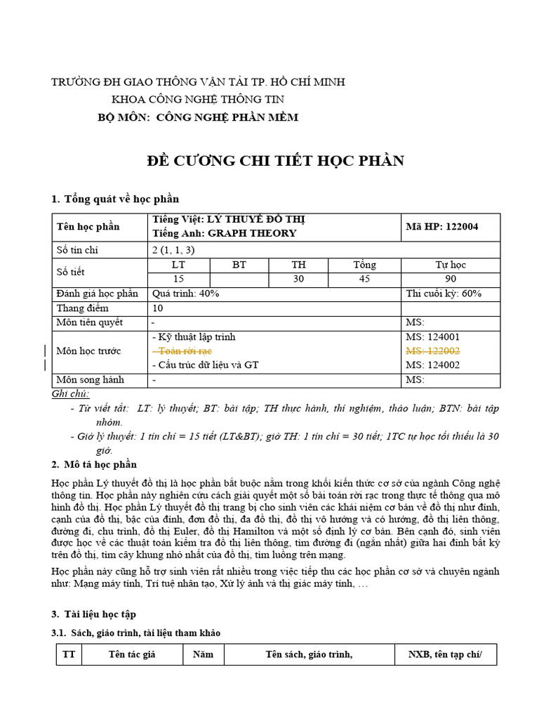 Ly Thuyet Do Thi | PDF
