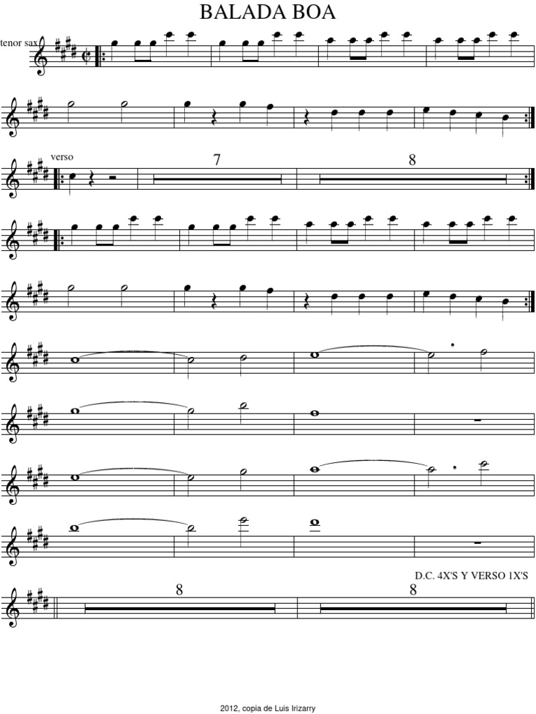 Balada Boa | PDF