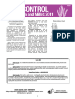 WEED CONTROL in Small Grain and Millet 2011