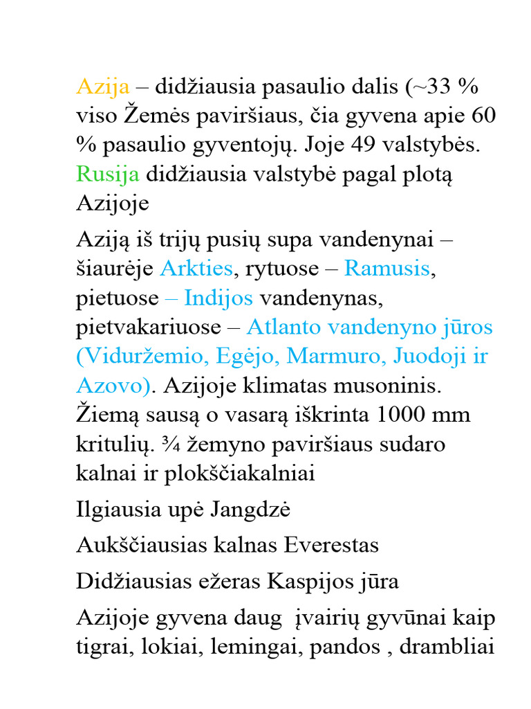 Azija | PDF