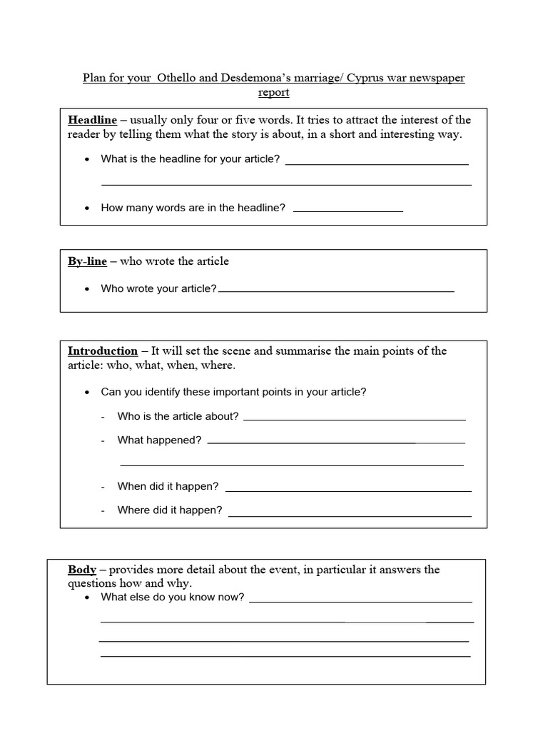 NEWSPAPER ARTICLE EXAMPLE FOR STUDENTS PDF visual data 6