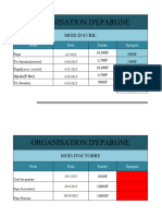 Organisation d'Épargne (2022-2023)