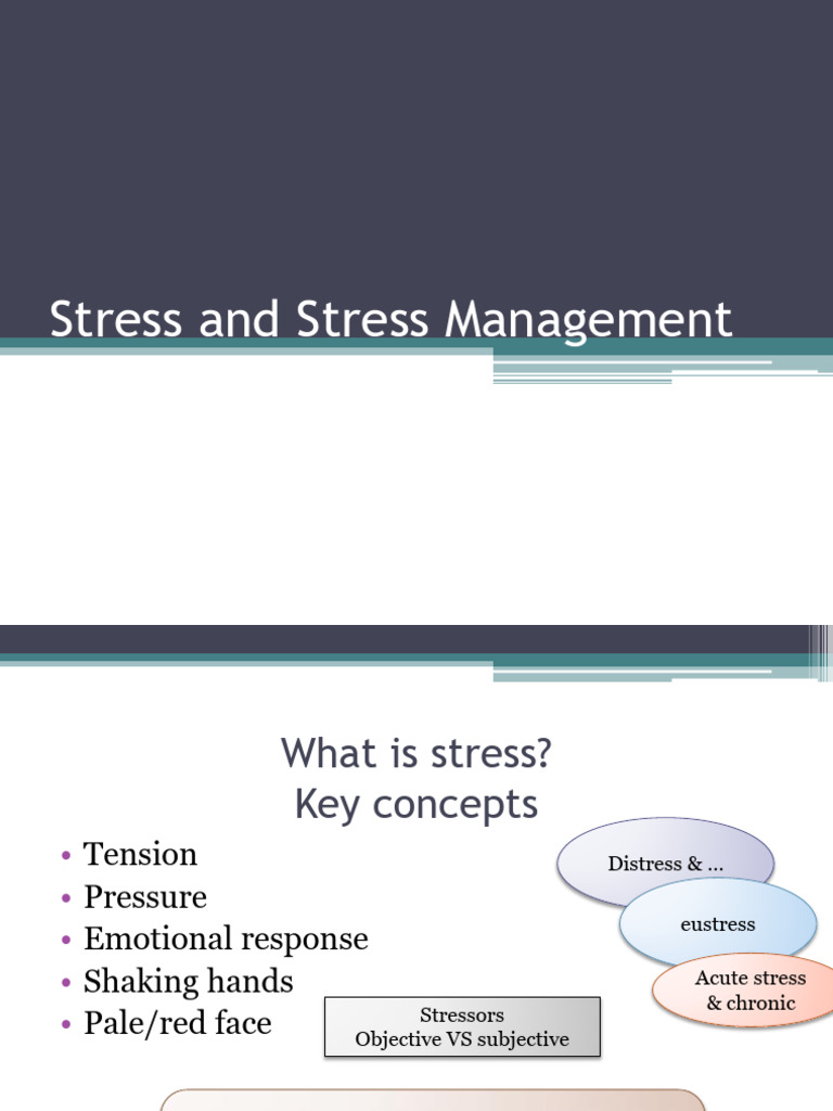 Understanding Stress Management | PDF | Stress (Biology) | Fight Or ...