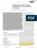 Advanced Materials - 2022 - Zarei - Advances in Biodegradable Electronic Skin Material Progress and Recent Applications in