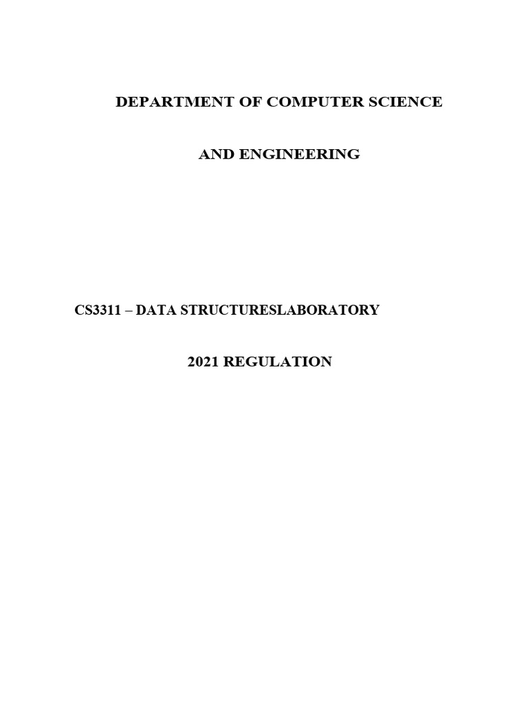cs3311 Data Structures Lab | PDF | Queue (Abstract Data Type) | Computing