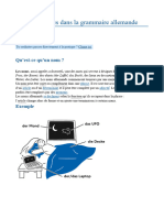 La Declinaison Allemande