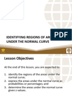 Identifying Regions of Areas Under The Normal Curve