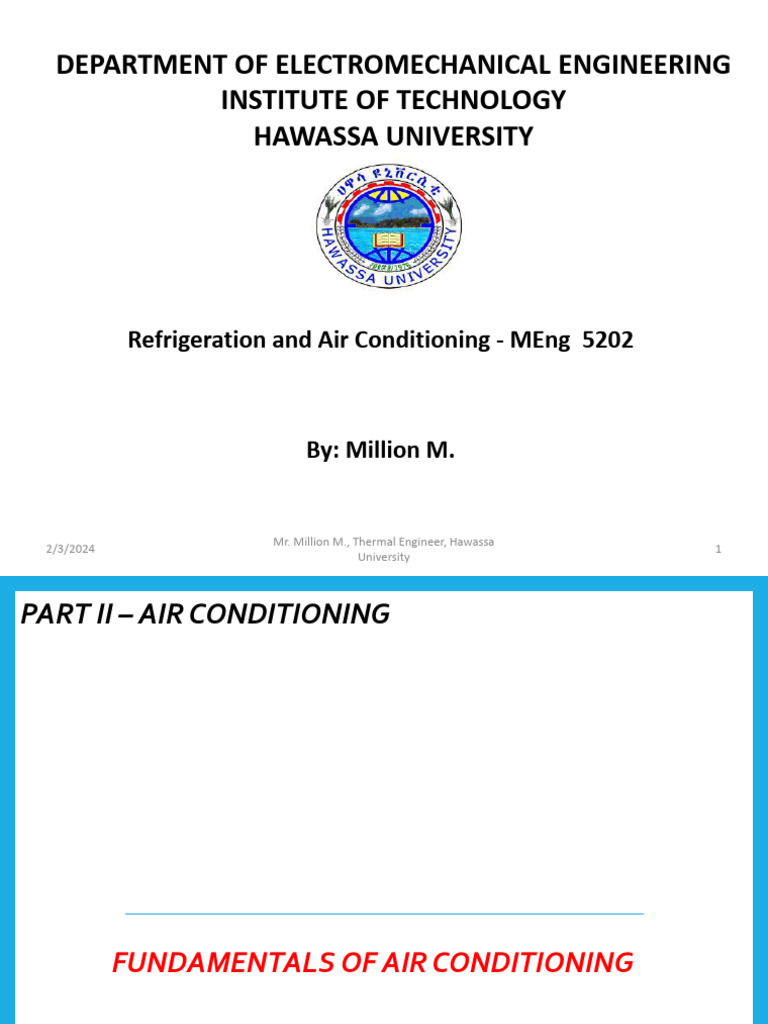 Rac CH 5.1 | PDF | Heat Transfer | Air Conditioning