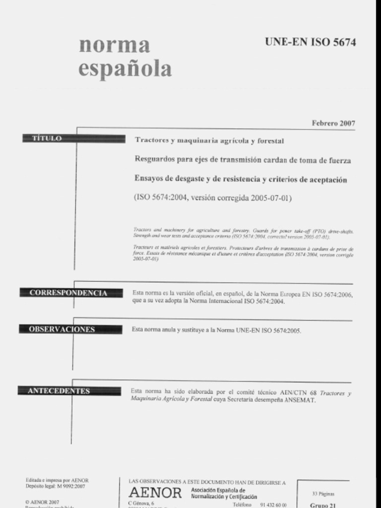 Une-En Iso 5674 | PDF