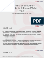 Aula 60 Qualidade Software. CMMI 1.3