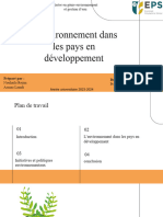 Présentation L'éco de L'environnement