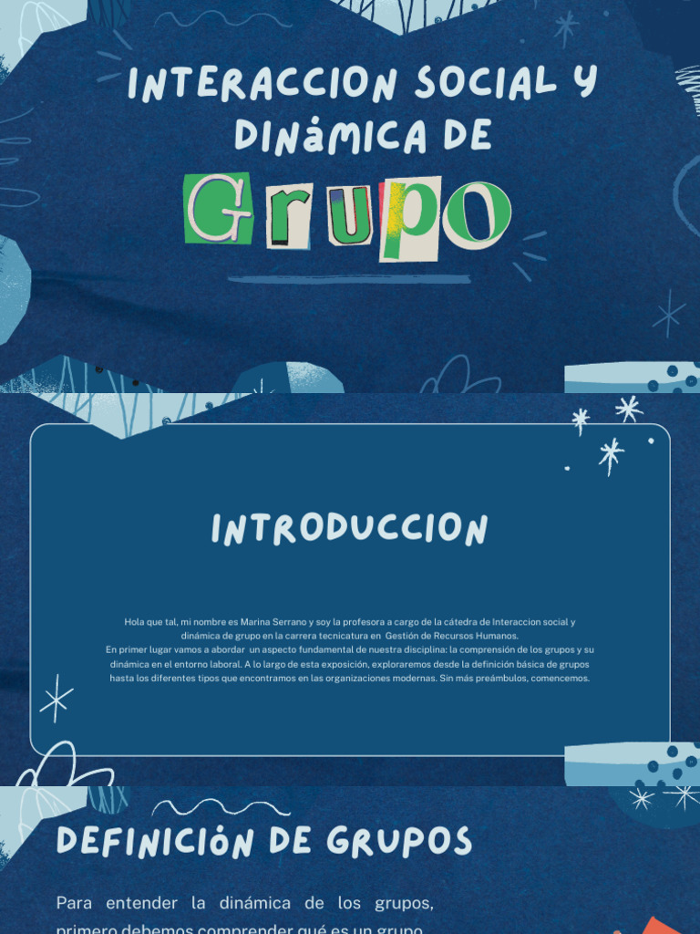 Dinámica de Grupos en Recursos Humanos | PDF | Gestión de recursos ...