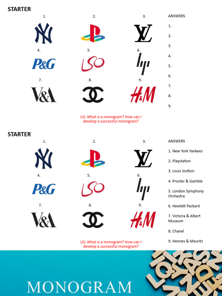 5-6 Monogram Designs | PDF
