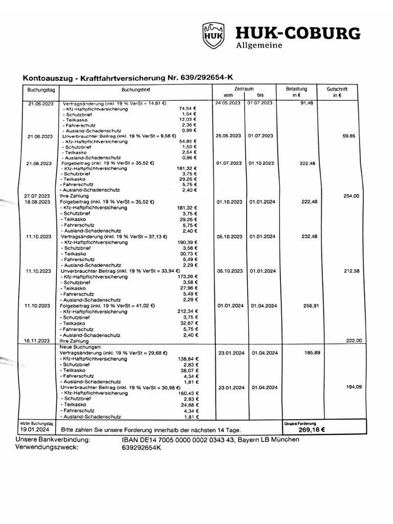 Versicherung pdf