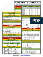 Formulas Math 123 4