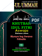 Khutbah Idul Fitri 2020
