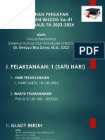 Rapat Pengarahan Persiapan Wisuda Ke-40 Semster Genap Dengan Wisudawan