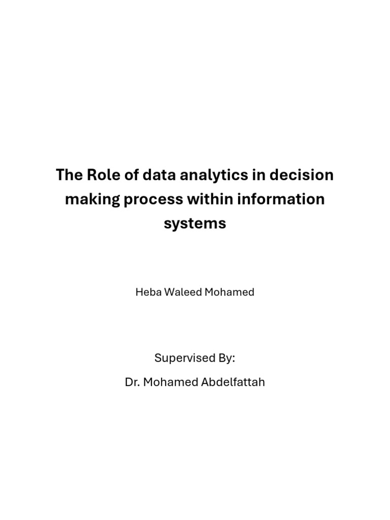 Business Insights via Data Analytics | PDF | Analytics | Data Analysis