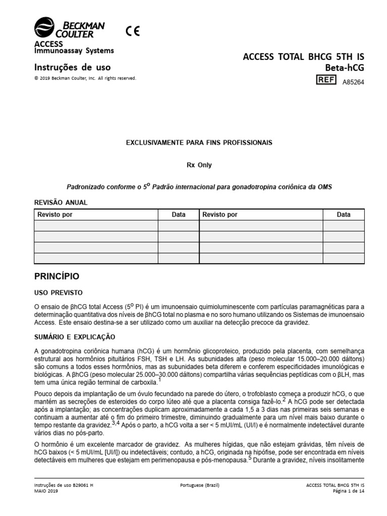 BHCG 5th | PDF | Gonadotrofina coriônica humana