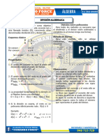 Álgebra - División Algebraíca - Teoría y 18 Problemas Propuestos