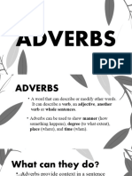 Adverbs & Adverbial Phrases