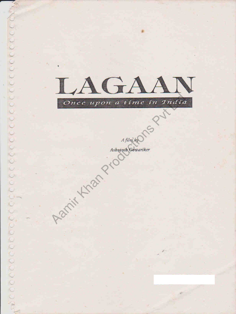 Lagaan Script Download | PDF