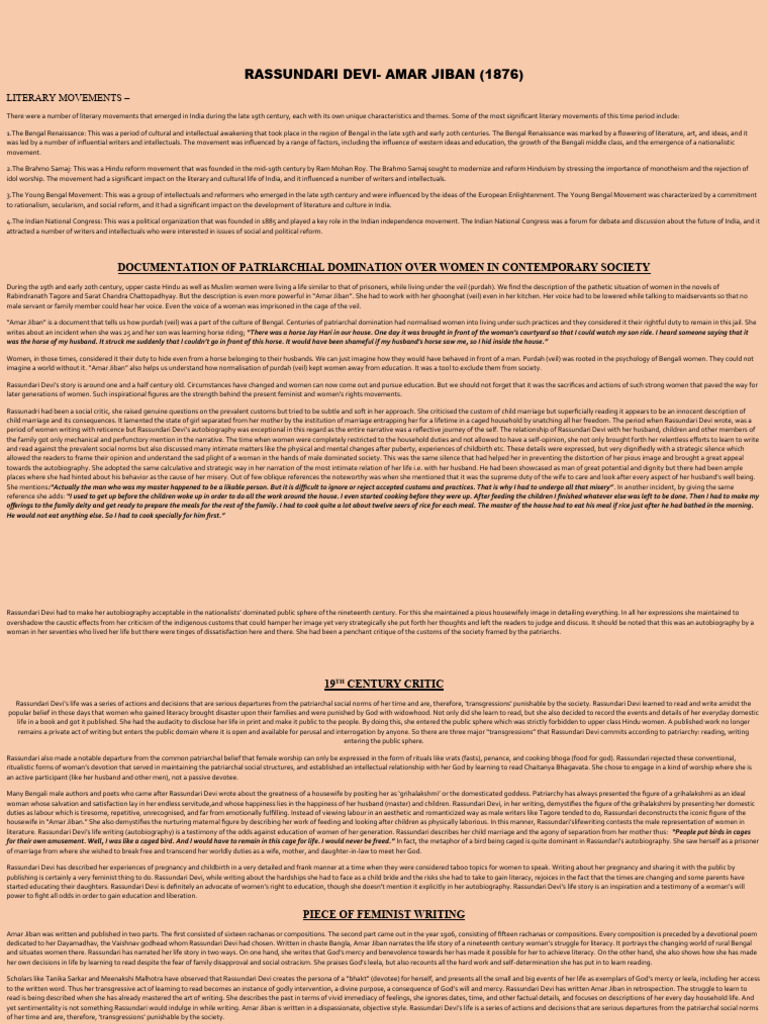 CC11-NOVEL-Amar JIban | PDF | Patriarchy