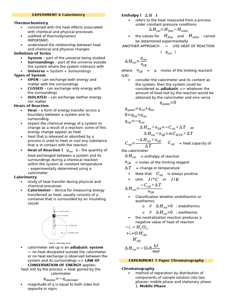 Chem 16.1 LE 2 Reviewer | PDF | Chromatography | Distillation