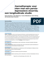 Groepsschematherapie Voor Adolescenten Met Een Persis-Terende Depressieve Stoornis Een Longitudinale Studie