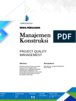 Modul MK - Prihadmadi A Seno - 11 - Manajemen Mutu (Project Quality Management)