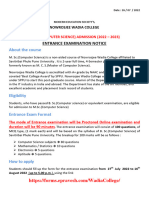 Msc.computer-Science Entrance- Exam 2022 Notice (1)