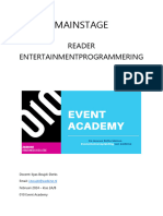 READER Entertainmentprogrammering 