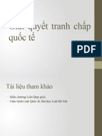 Giải Quyết Tranh Chấp QT