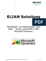 Elian Solutions - ERP - Management Proiect - Metodologie Implement Are Solutii Microsoft Dynamics