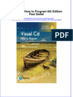 (Download PDF) Visual C How To Program 6Th Edition Paul Deitel Online Ebook All Chapter PDF