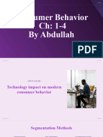 Abdullah · Consumer Behavior_ Ch. 1-4 Ppt