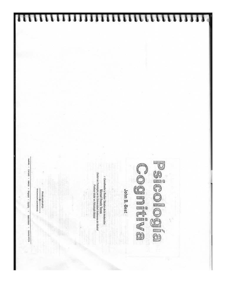 Psicolog a cognitiva best pdf