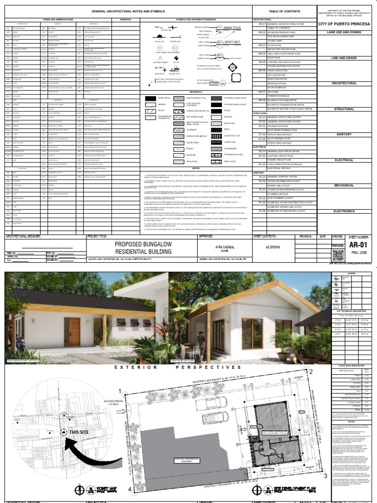 Architectural Notes and Symbols Guide | PDF | Usb | Electrical Engineering