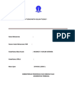 BJT - Umum - Tugas1 (1) HUKUM AGRARIA PDF