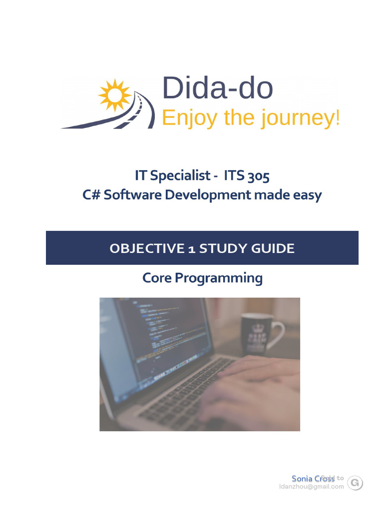 CS Software Development Made Easy Objective 1 Core Programming Study ...