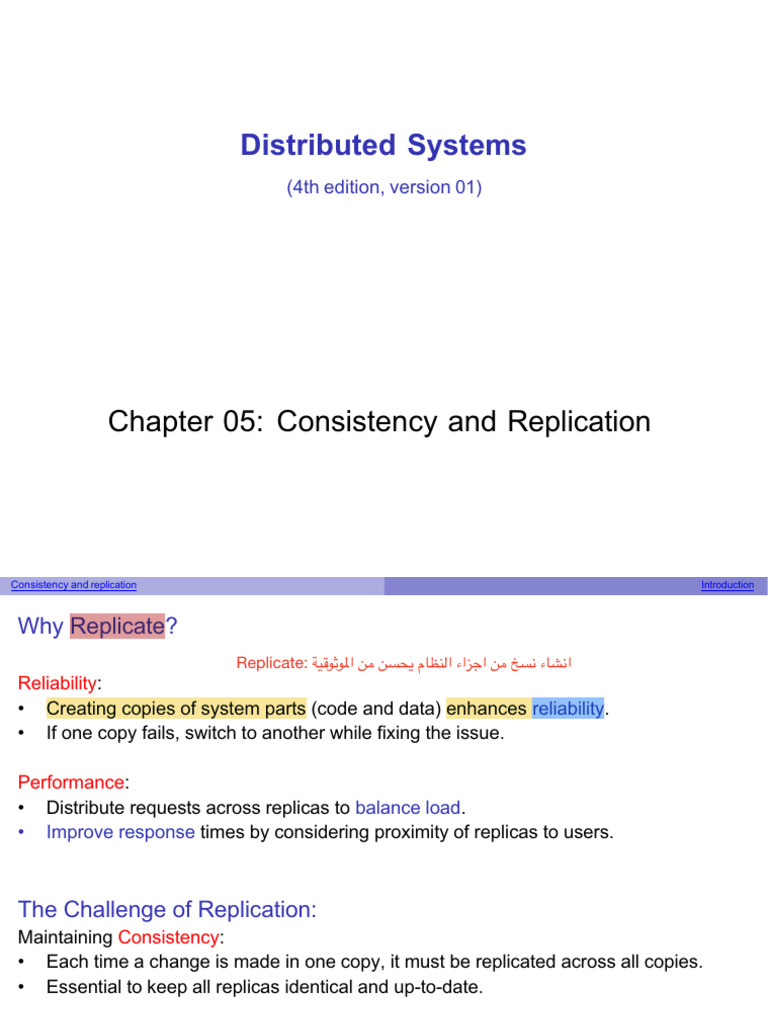 Consistency and replication pdf