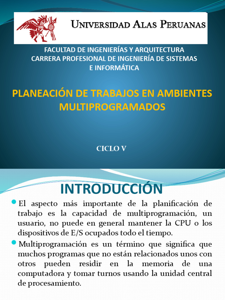 Multiprogramación | Descargar gratis PDF | Unidad Central de ...