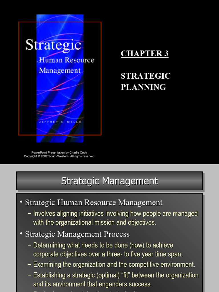 CH 3 Strategic Planning | PDF | Demand | Strategic Management